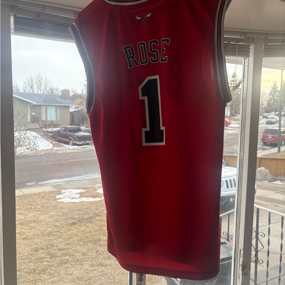 Adidas Bulls Derrick Rose Basketball Jersey - Picture 2 of 4